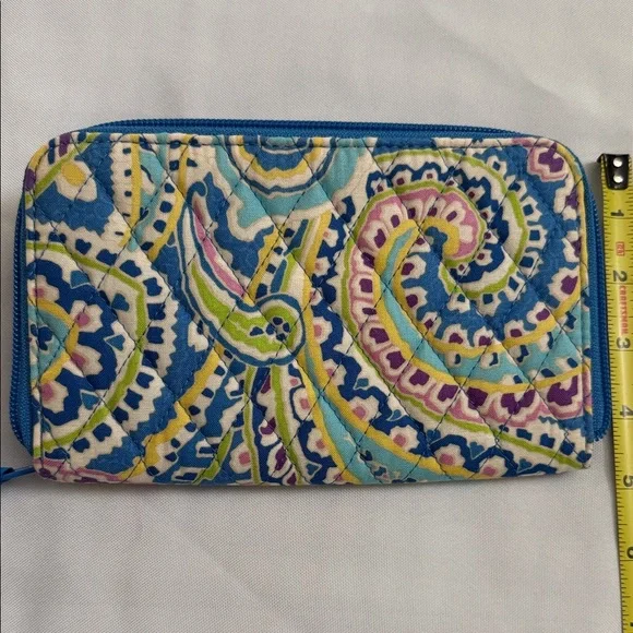 Vera Bradley Multicolor Paisley Wallet - Picture 3 of 8